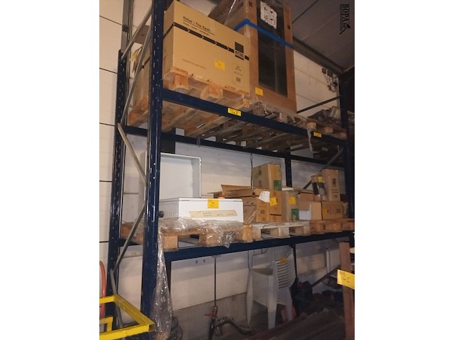 Lot 180 - blauw magazijnrek. 2 stuks - afbeelding 4 van  4