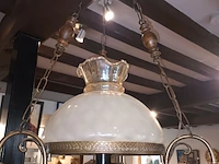 Lot 180 - luster met glazen kappen - afbeelding 4 van  4