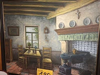 Lot 180 - schilderij huiskamer - afbeelding 1 van  5
