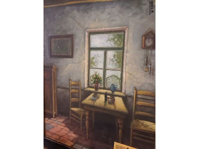 Lot 180 - schilderij huiskamer - afbeelding 3 van  5