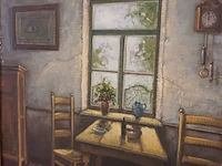Lot 180 - schilderij huiskamer - afbeelding 3 van  5
