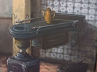 Lot 180 - schilderij huiskamer - afbeelding 4 van  5
