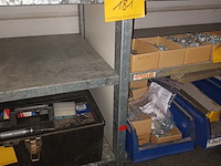 Lot 181 - grijs laag magazijnrek - afbeelding 1 van  3