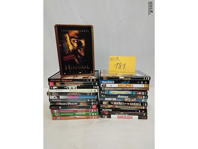 Lot 181 - lot dvd's diverse, 25-tal stuks - afbeelding 1 van  1