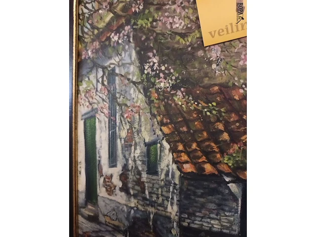 Lot 181 - schilderij schapenstal - afbeelding 3 van  3