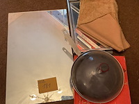 Lot 181 - set spiegel, dienblad en pan kabe, 3 stuks - afbeelding 1 van  4