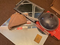 Lot 181 - set spiegel, dienblad en pan kabe, 3 stuks - afbeelding 3 van  4