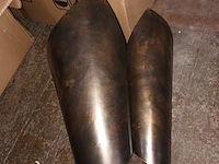 Lot 183 - metalen wandverlichting. 5 stuks - afbeelding 2 van  3
