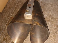 Lot 183 - metalen wandverlichting. 5 stuks - afbeelding 3 van  3