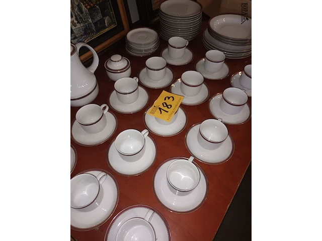 Lot 183 - servies winterling bavaria. 62 stuks - afbeelding 1 van  4