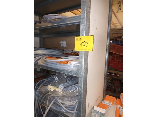 Lot 184 - grijs metalen magazijnrek - afbeelding 3 van  3