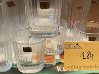 Lot 184 - set quadro glazen, kan en tumbler, 13 stuks - afbeelding 3 van  3