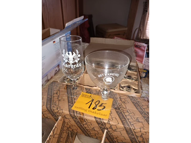 Lot 185 - bierglazen. 2 dozen - afbeelding 3 van  3