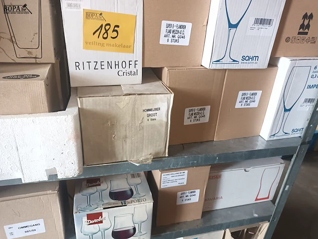 Lot 185 - lot diverse glazen - afbeelding 4 van  5