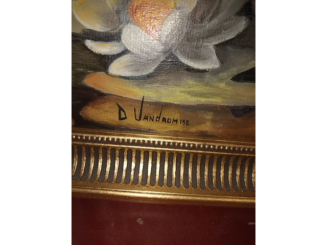 Lot 185 - schilderij zwanen - afbeelding 2 van  5