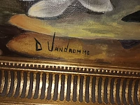Lot 185 - schilderij zwanen - afbeelding 2 van  5