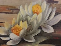 Lot 185 - schilderij zwanen - afbeelding 4 van  5