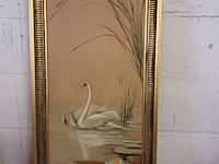 Lot 185 - schilderij zwanen - afbeelding 5 van  5