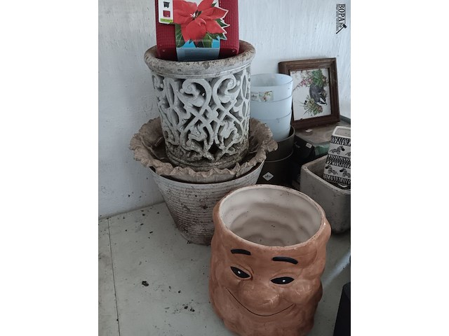 Lot 186 - bloempotten - afbeelding 5 van  7