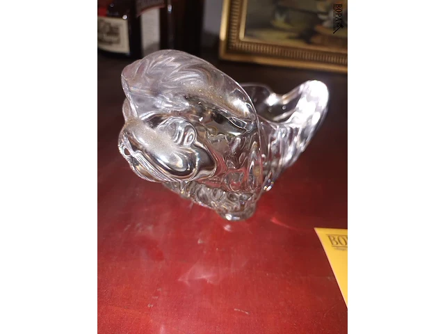 Lot 186 - vide-poche vannes cristal. 3 stuks - afbeelding 2 van  5