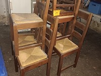 Lot 187 - retro stoelen. 7 stuks - afbeelding 1 van  2