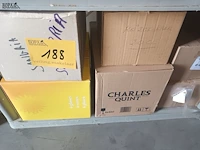 Lot 188 - diverse glazen in doos. 6 stuks - afbeelding 1 van  3