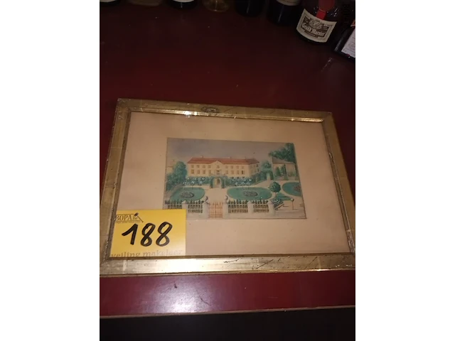 Lot 188 - kader gebouw - afbeelding 1 van  4