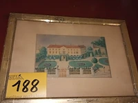 Lot 188 - kader gebouw - afbeelding 1 van  4