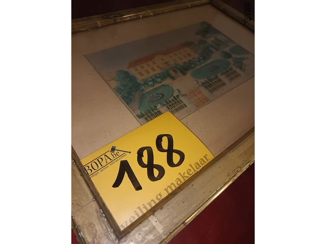 Lot 188 - kader gebouw - afbeelding 3 van  4