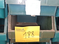 Lot 188 - sorteerbakjes. 50 stuks - afbeelding 4 van  4