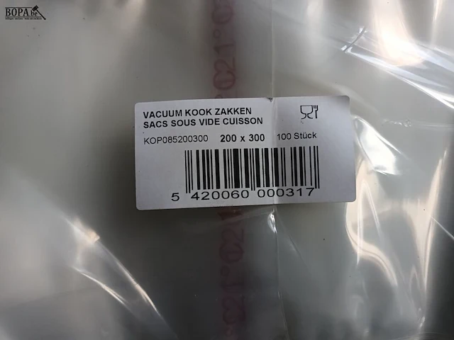 Lot 189 - vacuüm kook zakken. 1 doos - afbeelding 3 van  3
