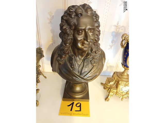 Lot 19 - bronzen buste - afbeelding 1 van  4