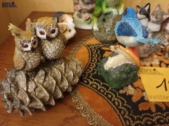 Lot 19 - decoratie dieren. 10 stuks - afbeelding 2 van  4