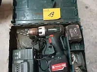 Lot 19 - metabo accu boormachine in koffer - afbeelding 1 van  5