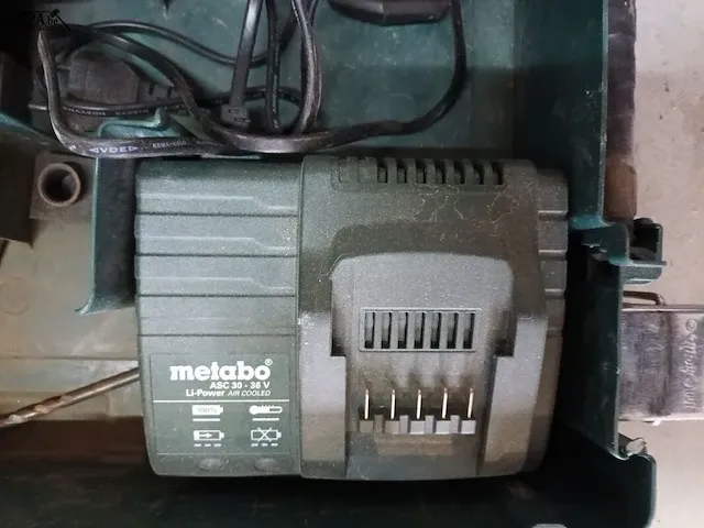 Lot 19 - metabo accu boormachine in koffer - afbeelding 4 van  5