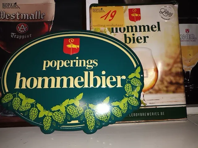 Lot 19 - reclameborden bier. 4 stuks - afbeelding 2 van  3