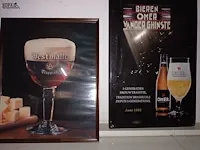 Lot 19 - reclameborden bier. 4 stuks - afbeelding 3 van  3