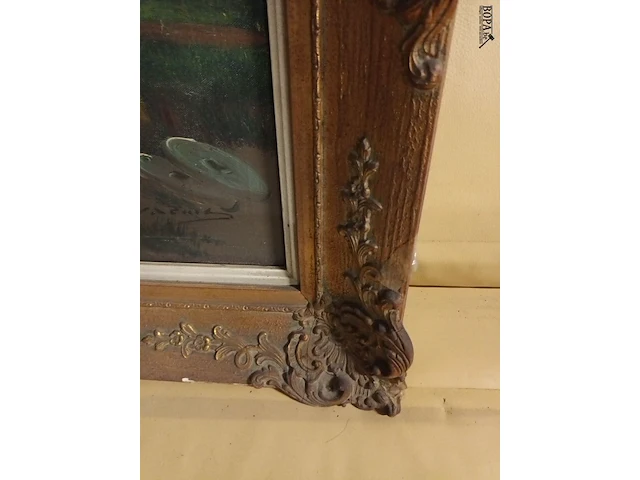 Lot 19 - schilderij molen - afbeelding 5 van  6