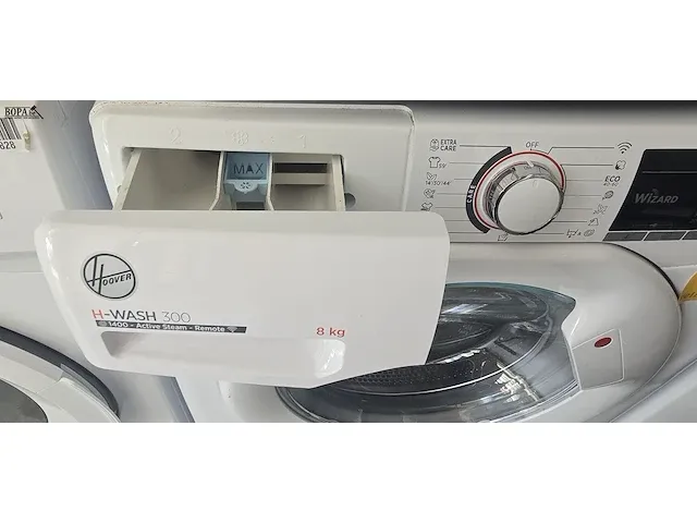 Lot 19 - wasmachine hoover 8 kg - afbeelding 3 van  4