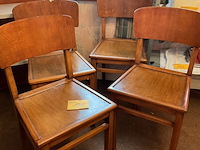 Lot 191 - keukenstoelen, 4 stuks - afbeelding 1 van  3