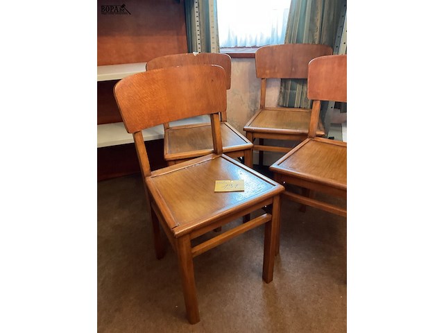 Lot 191 - keukenstoelen, 4 stuks - afbeelding 2 van  3