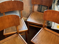 Lot 191 - keukenstoelen, 4 stuks - afbeelding 3 van  3