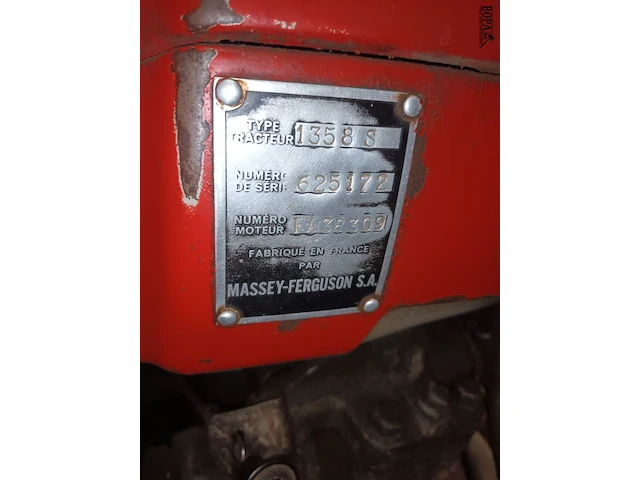 Lot 191 - tractor massey-ferguson 135 - afbeelding 14 van  14