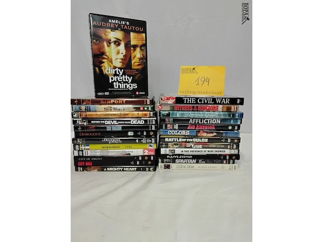 Lot 194 - lot dvd's diverse, 25-tal stuks - afbeelding 1 van  1