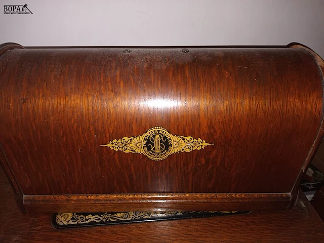 Lot 196 - antieke naaimachine singer - afbeelding 3 van  6