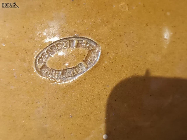 Lot 197 - kruik, weegschaal en onderleggers - afbeelding 3 van  4