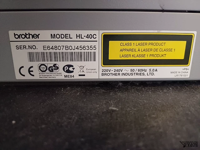 Lot 198 - color laser printer brother - afbeelding 3 van  3