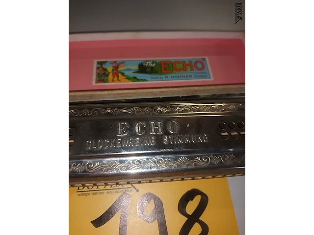 Lot 198 - mondharmonica echo - afbeelding 2 van  3