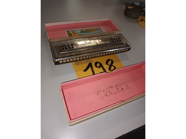 Lot 198 - mondharmonica echo - afbeelding 3 van  3