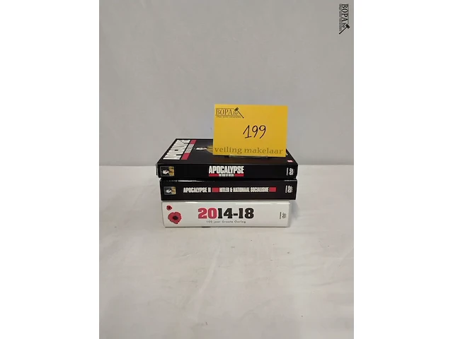 Lot 199 - series dvd's, hitler, 100 jaar grote oorlog, 3 boxen - afbeelding 1 van  1